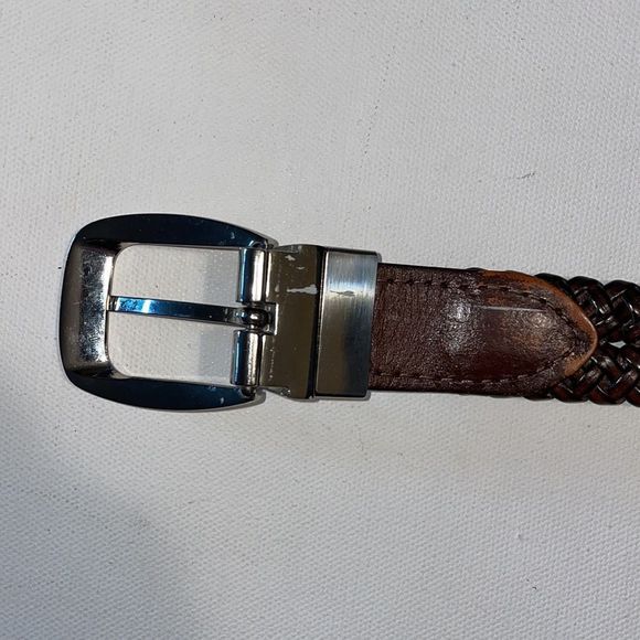 Vintage Men’s Braided Leather Belt - Picture 5 of 9